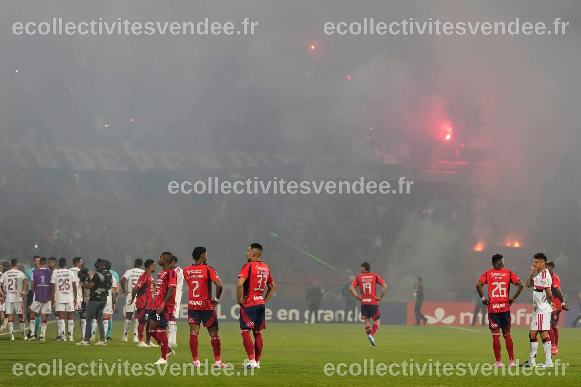 Copa Libertadores soccer match halted after just 3 minutes when fans ...