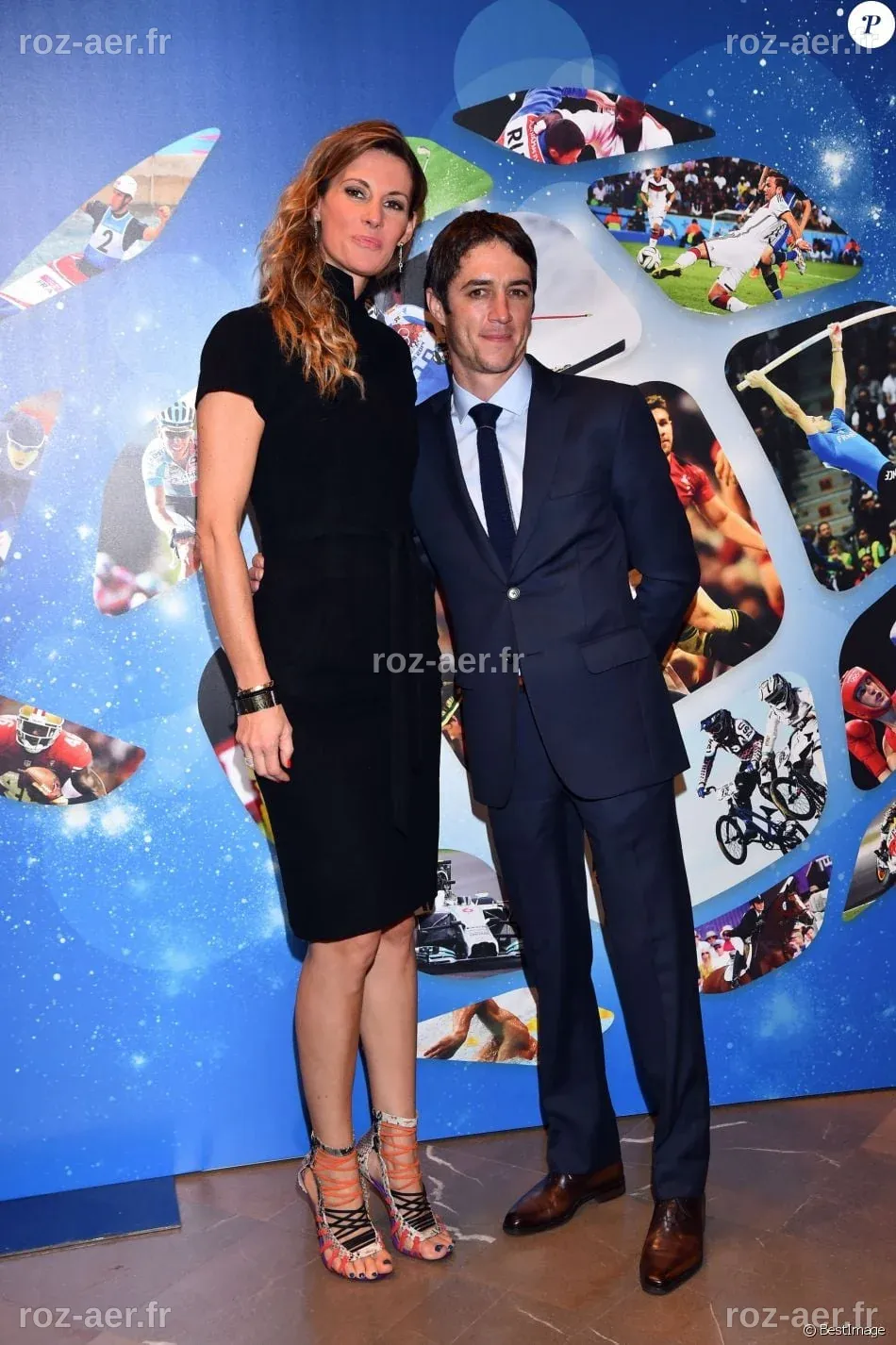 Sophie Thalmann et son mari Christophe Soumillon (jockey belge) à la ...