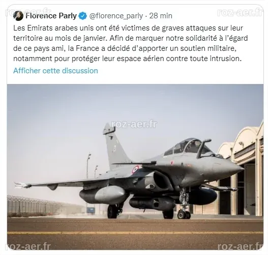 Paris va aider les Emirats Arabes Unis à sécuriser leur espace aérien ...