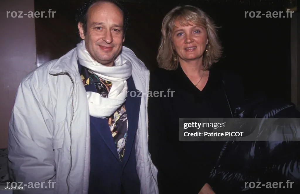 Michel Jonasz et sa femme le 24 novembre 1992 à Paris, France. News ...