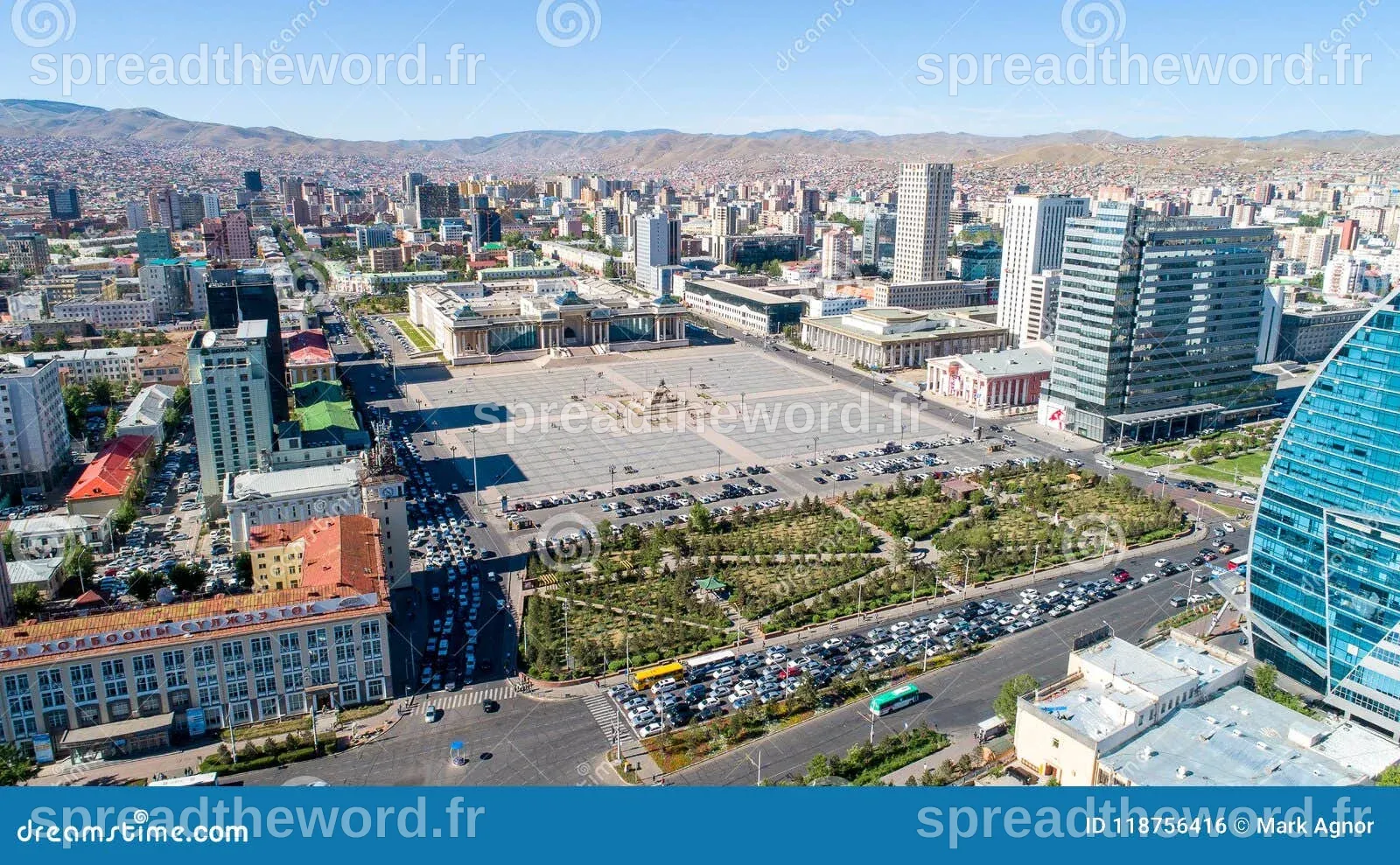 Capitale Oulan-Bator De La Mongolie Photo éditorial - Image du asie ...