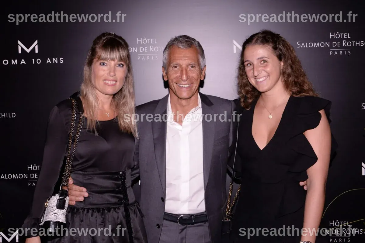 Photo : Nagui a également une première fille, Nina, avec qui sa femme s ...