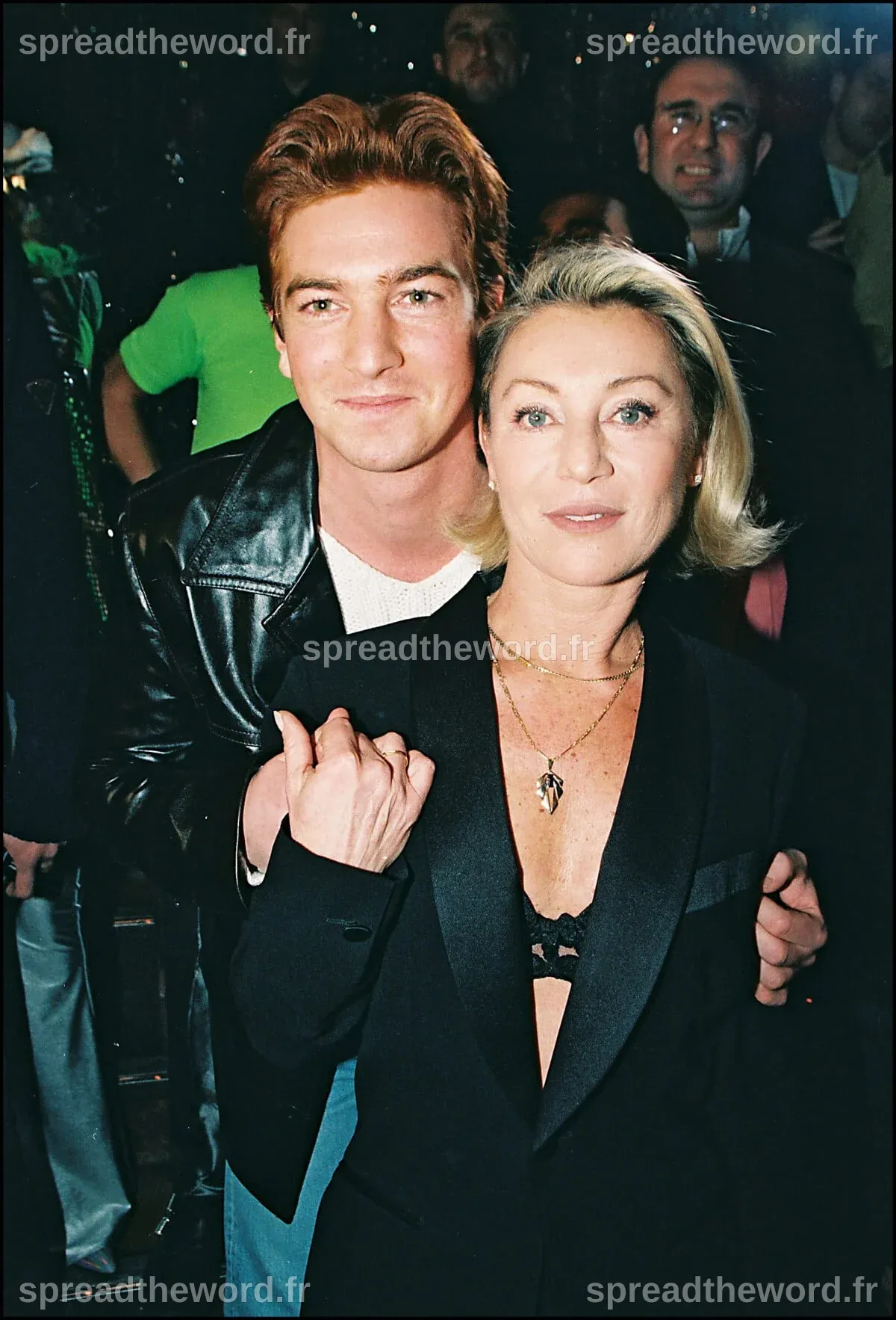Photo : Sheila et son fils Ludovic Chancel, en janvier 1998 au Queen à ...