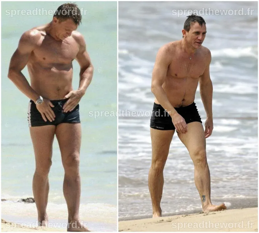 Daniel Craig`s height, weight. James Bond’s athletic body