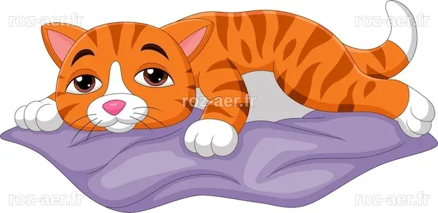 Schlafende Katze Clipart Flowers
