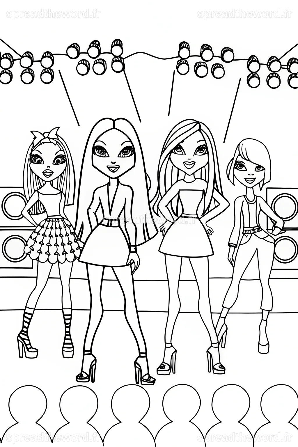 59 Bratz Coloring Pages