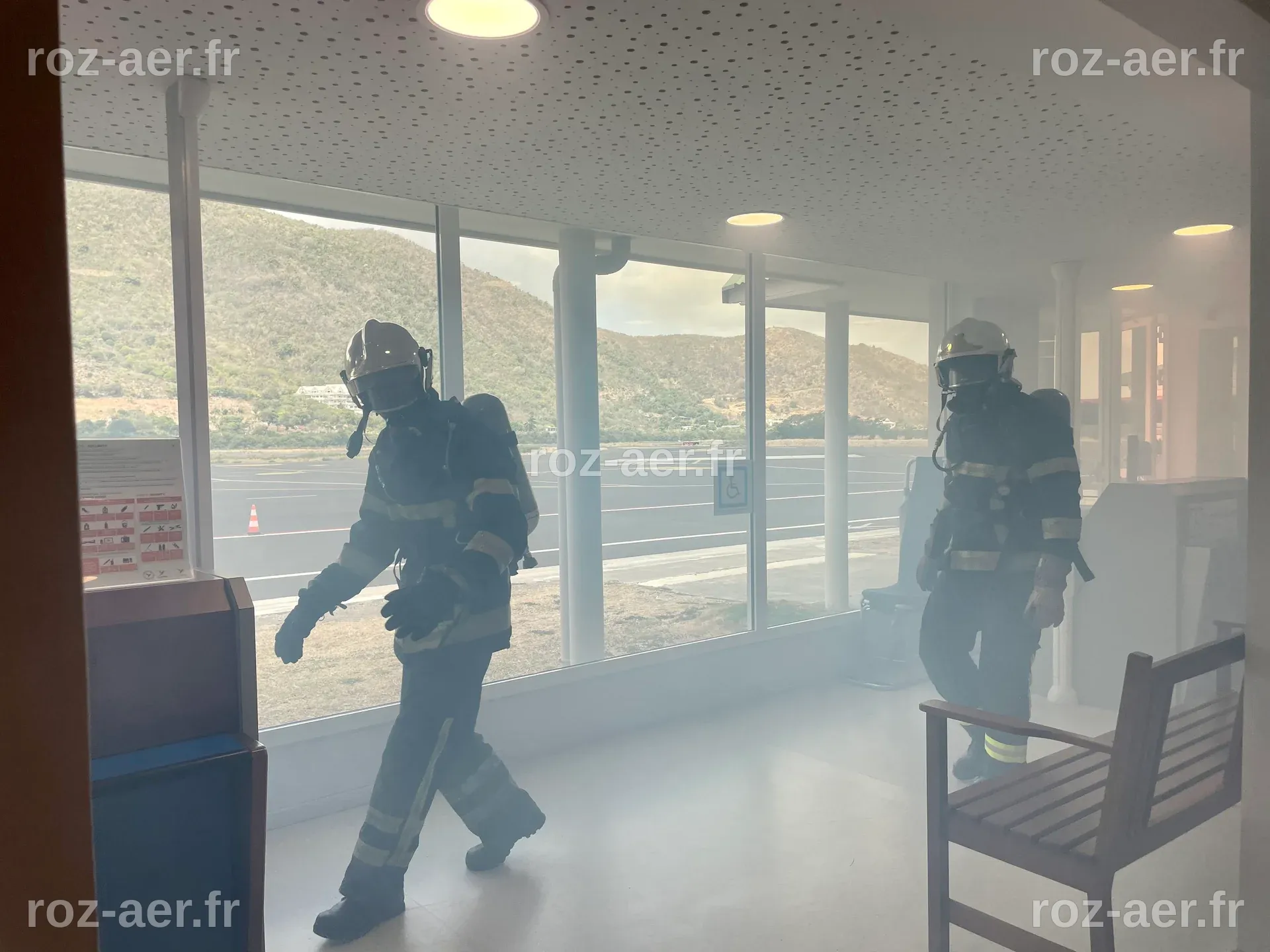 Exercice d’évacuation des passagers à l’aéroport de Grand Case ...