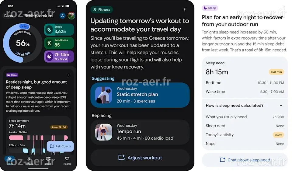 A closer look at Google’s AI health coach and the redesigned Fitbit app