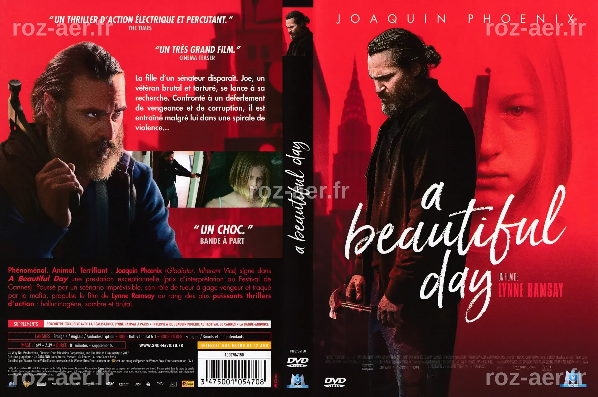 Jaquette DVD de A beautiful day - Cinéma Passion