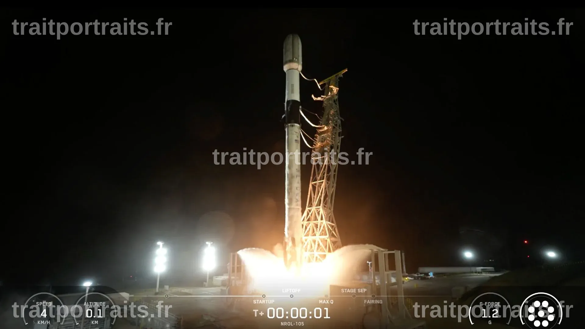 SpaceX met en orbite des satellites espions secrets pour les États-Unis depuis la Californie (photos)