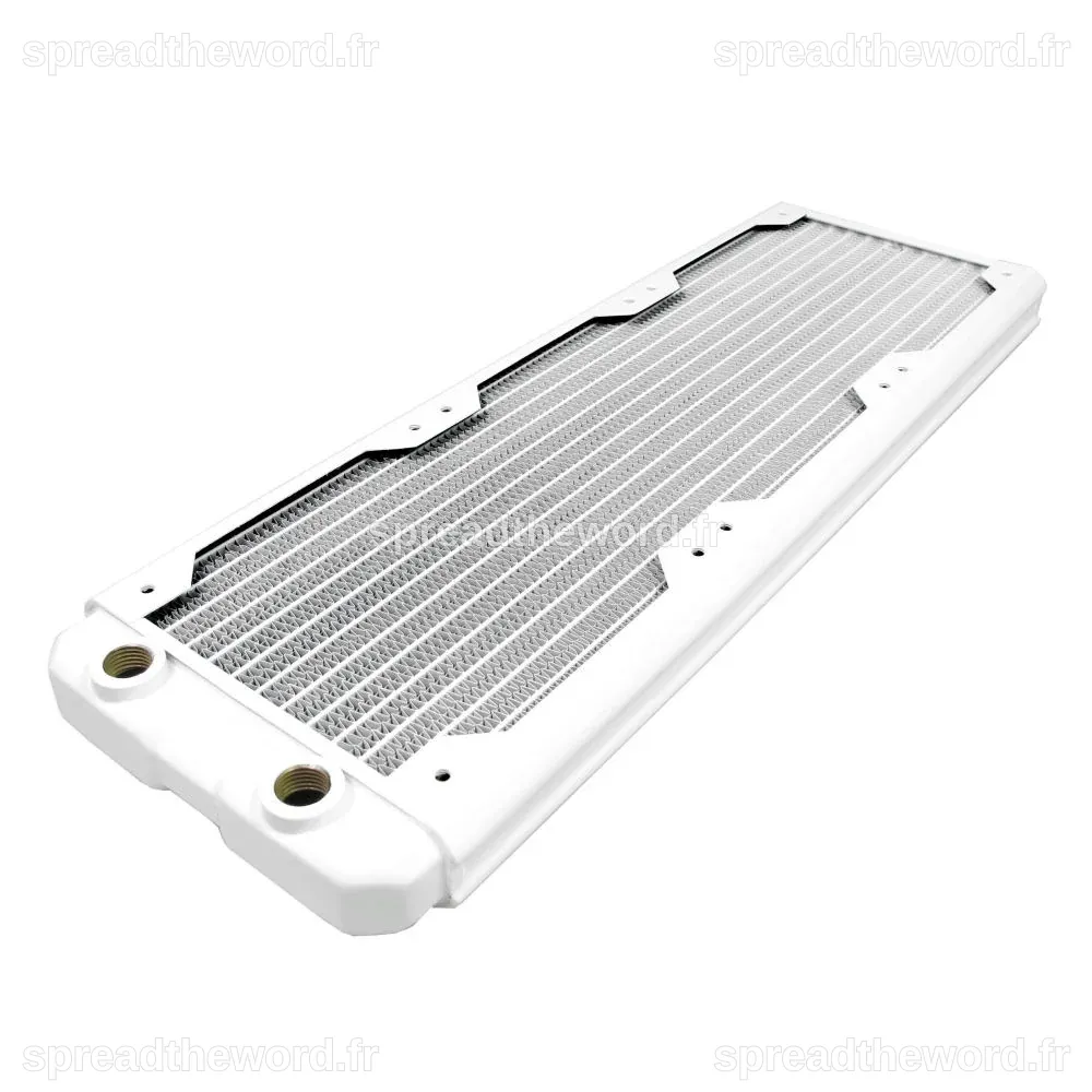 Black Ice Nemesis Radiator GTS 420 - Satin White - Watercooling UK