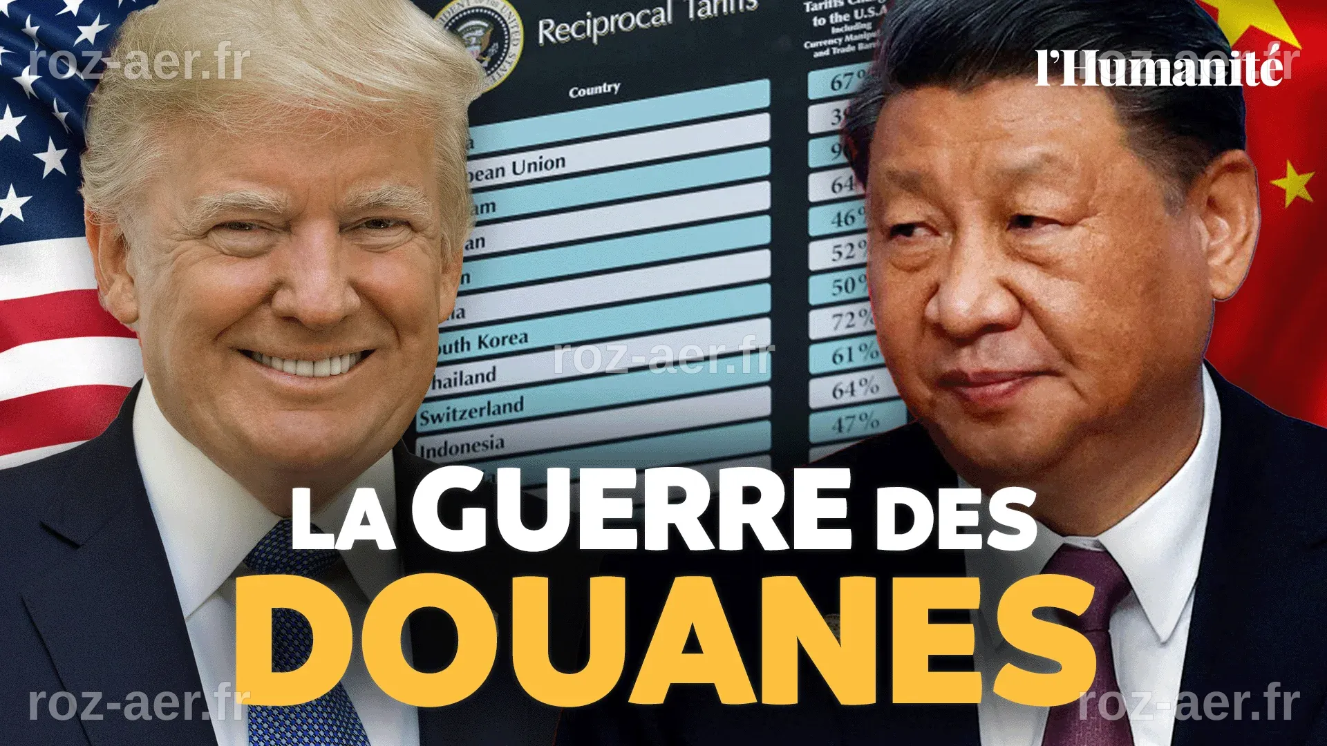 Droits de douane : après le choc des annonces de Trump, le monde entier ...